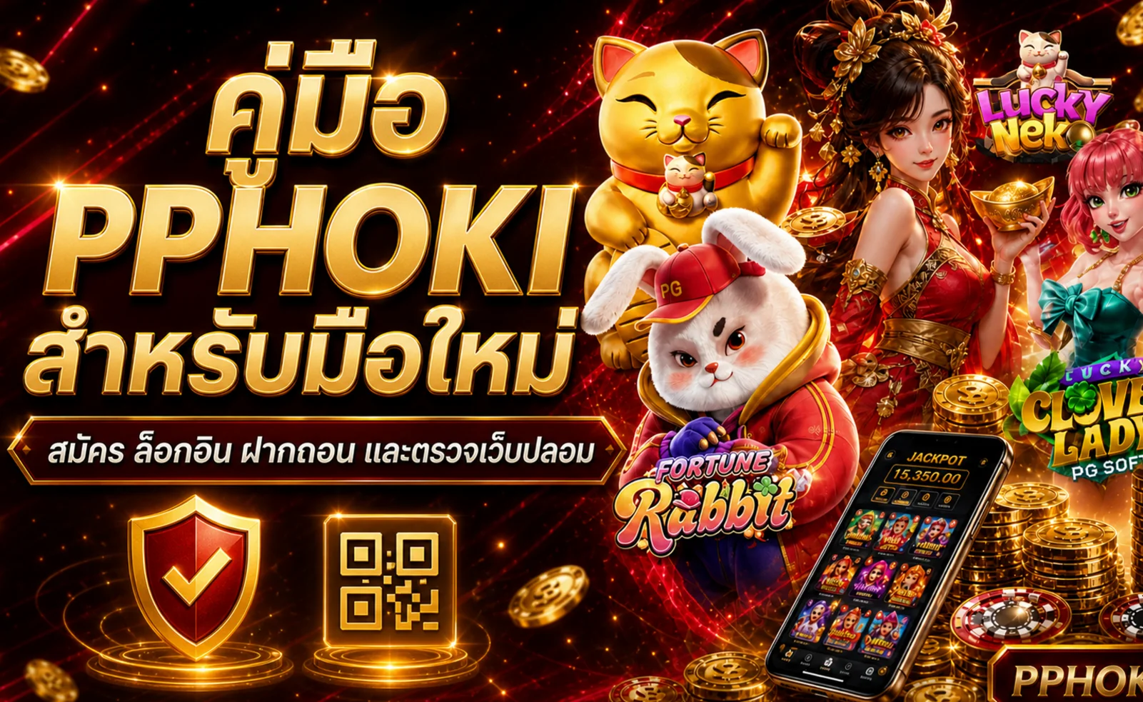 PPHOKI มือใหม่ | สมัคร Login ฝากถอน QRIS